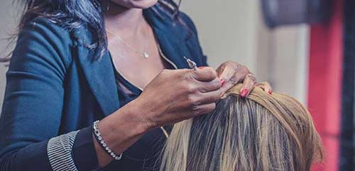 Dettaglio di una lavorazione Extension eseguita da Adeline